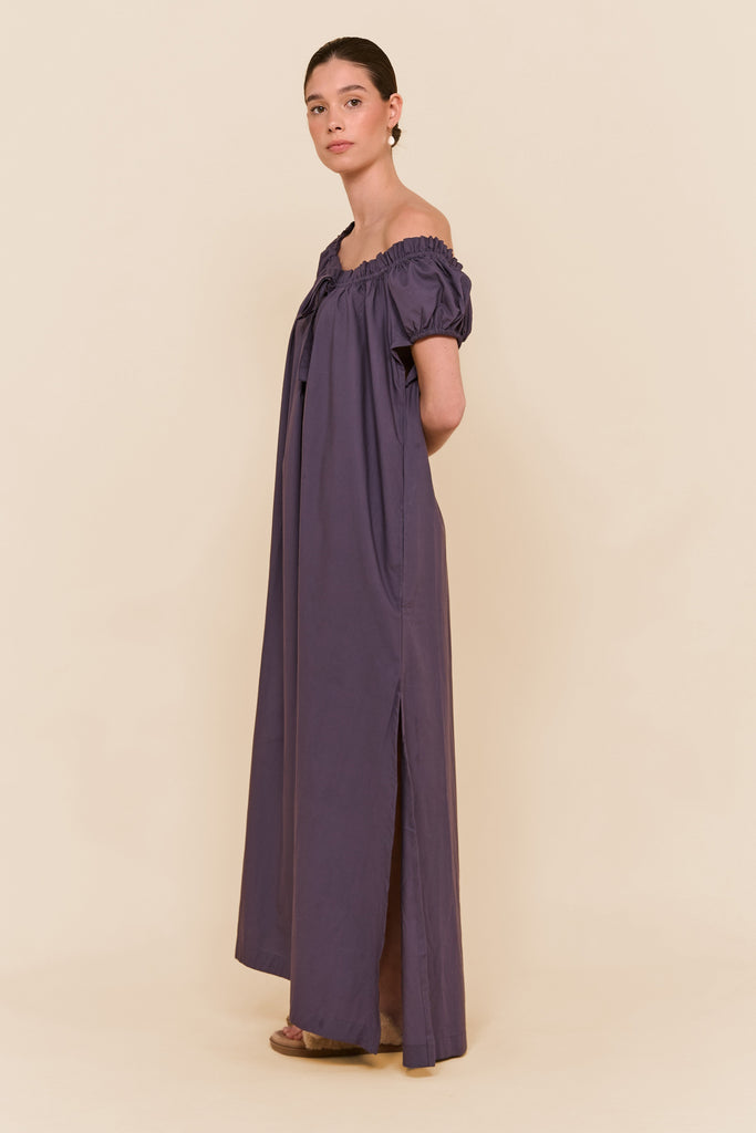 Lily Lounge Dress - Cotton Modal - Midnight